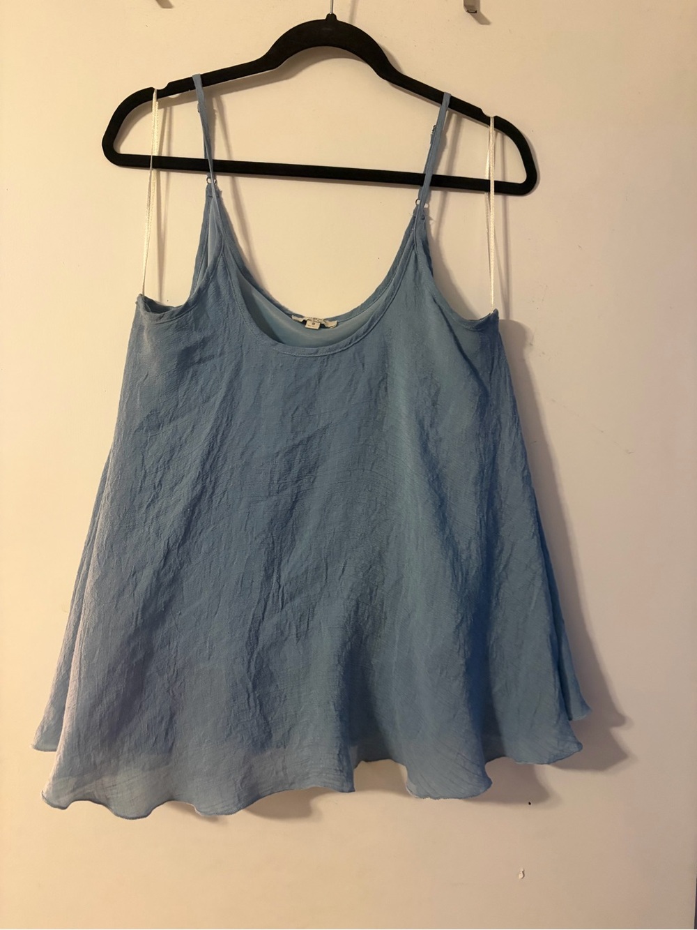 Umgee Light Blue Flowy Spaghetti Strap Cami - Picture 1 of 3